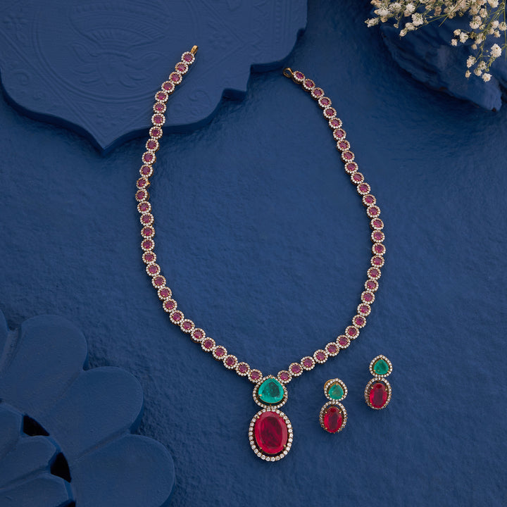 Topazelle Verde Necklace Set