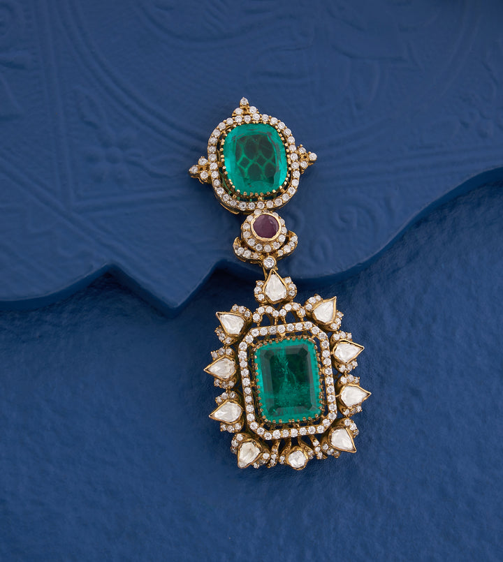 Emeralde Crestora Pendant Set