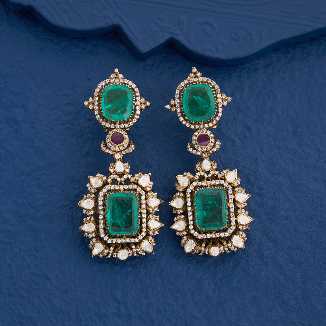 Emeralde Crestora Pendant Set