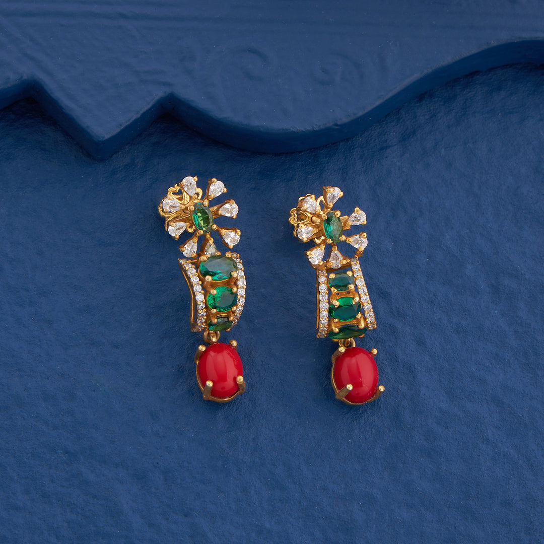 Pravya Coral Pendant Set