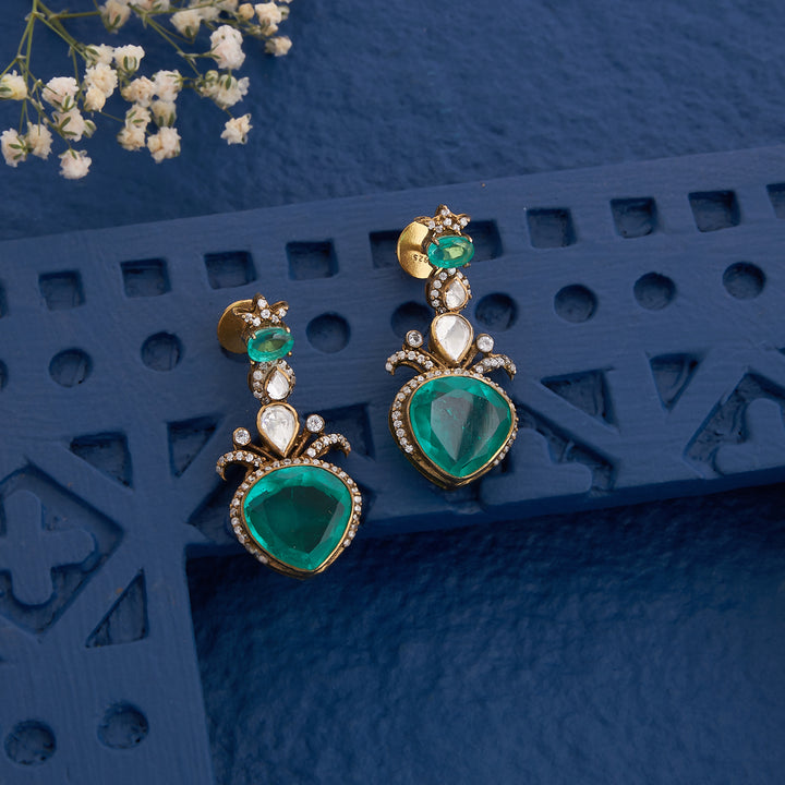 Leafcrest Emerald Danglers