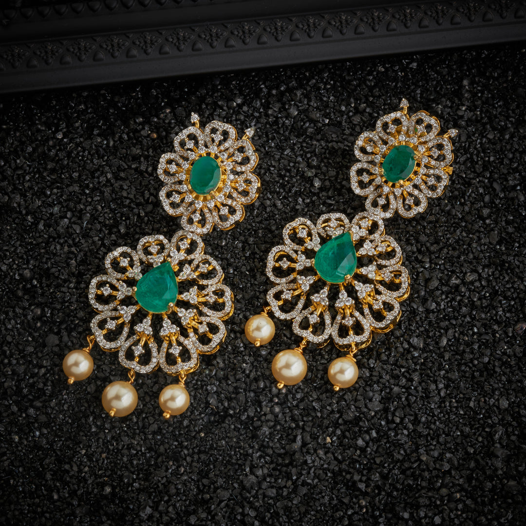 Pearenza CZ Necklace Set