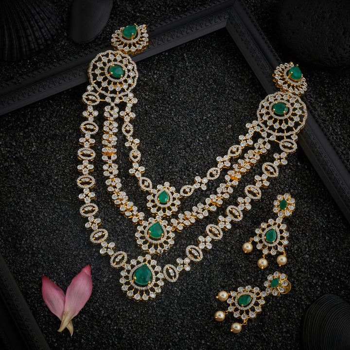 Glimpear Cz Necklace Set