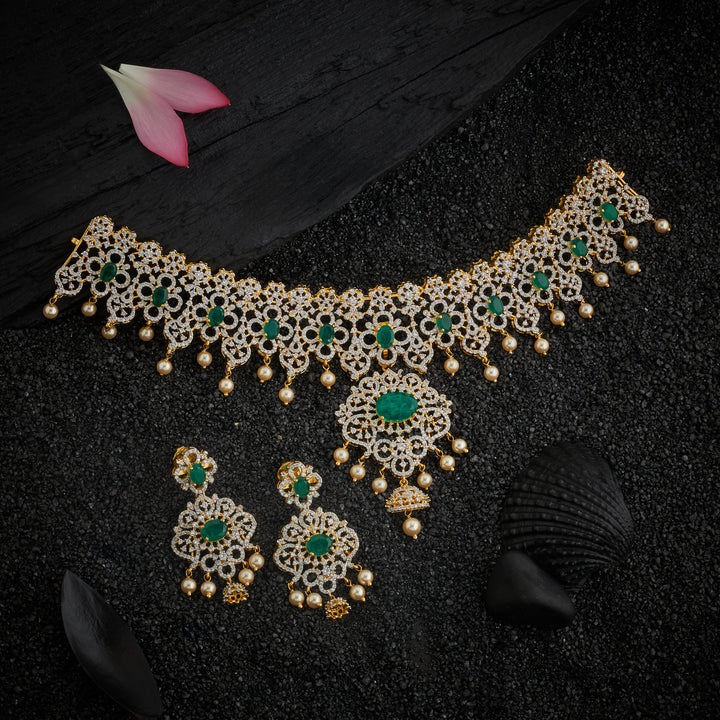 Mahin Oval Necklace Set