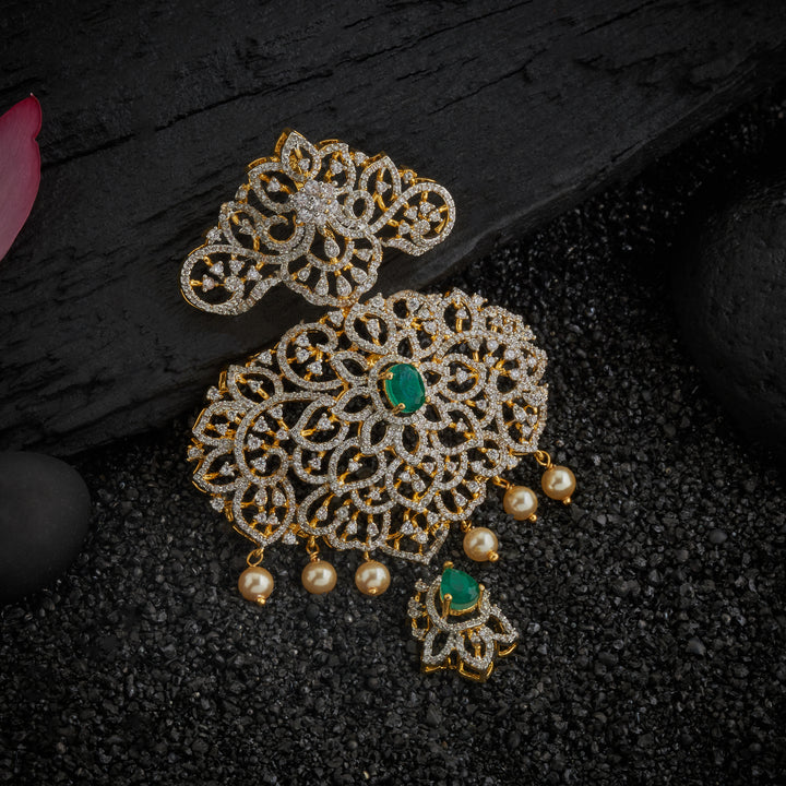 Pearelise Cz Pendant Set