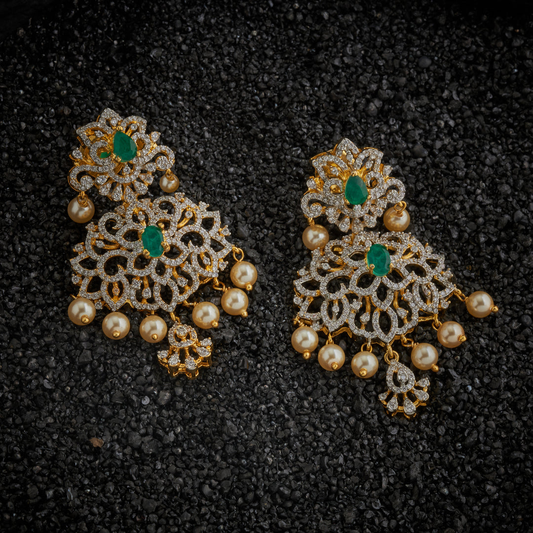 Pearelise Cz Pendant Set