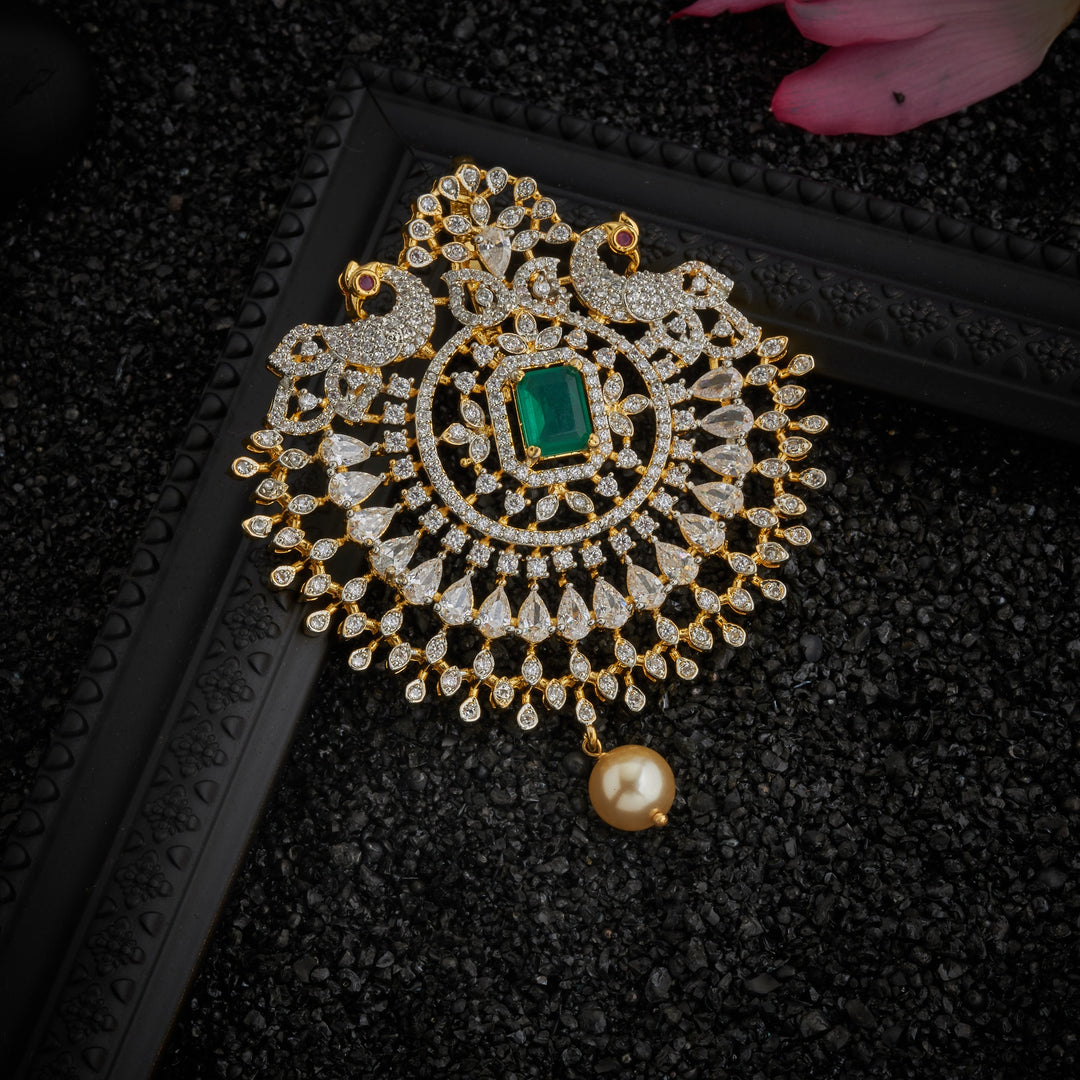 Fleur Feather Pendant Set