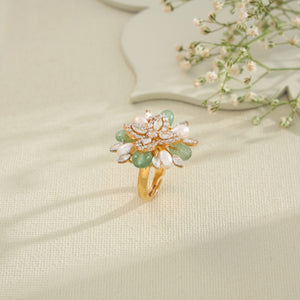 Muthu-Flora CZ Ring