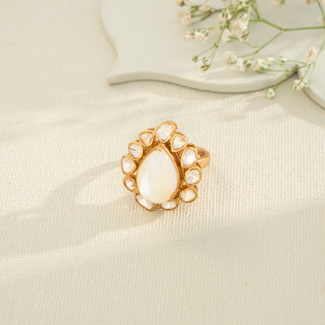 Pearlisse Moissanite Ring