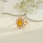 Vintage Sunflower Moissanite Ring