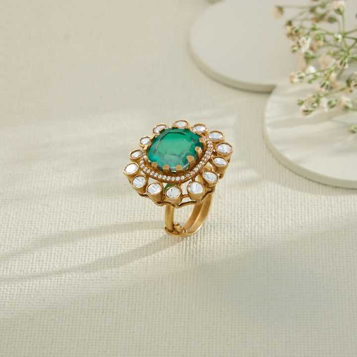 Imperial Green Victorian Ring