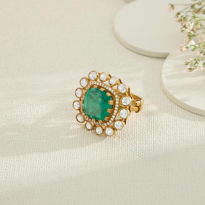 Imperial Green Victorian Ring