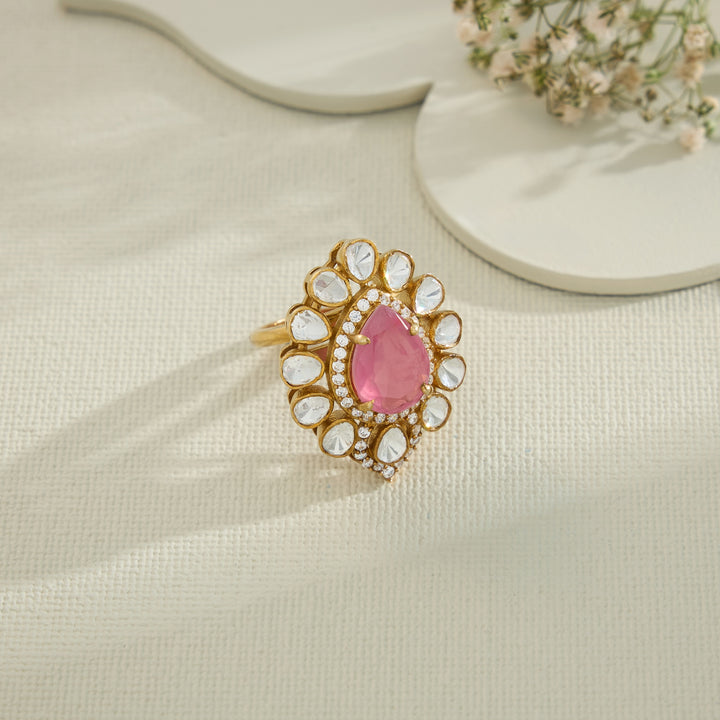 Pink Majesty Victorian Ring