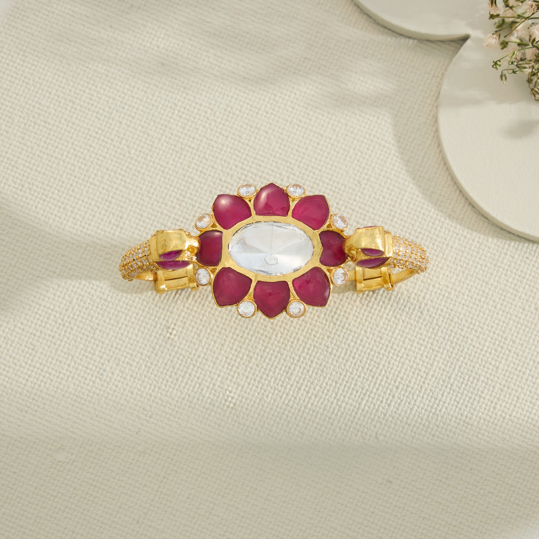 Petaluxe Three-Finger Moissanite Ring
