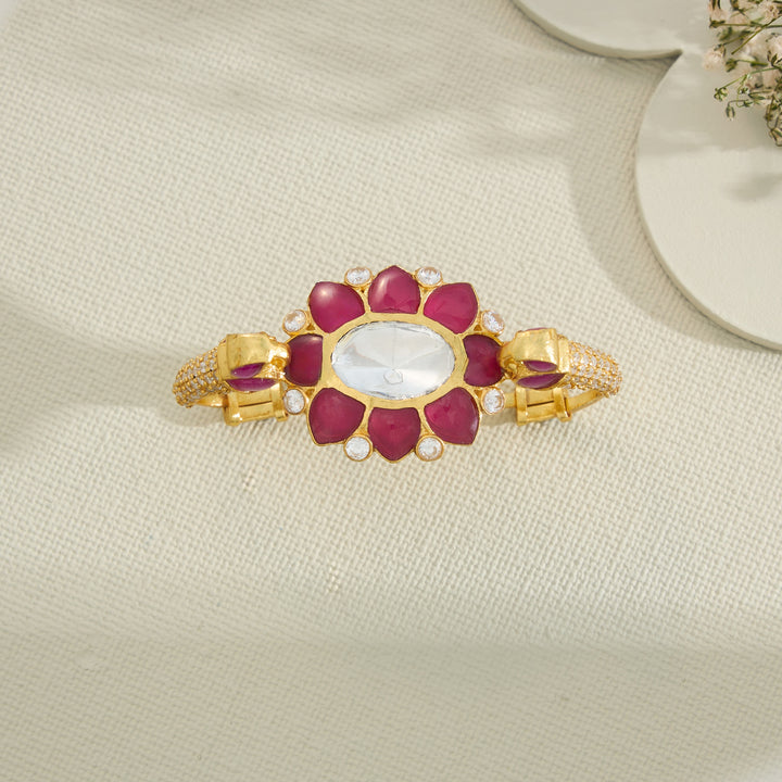 Petaluxe Three-Finger Moissanite Ring
