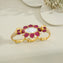 Petaluxe Three-Finger Moissanite Ring
