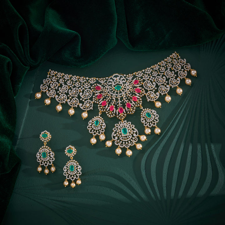 Mango Royale CZ Choker Set