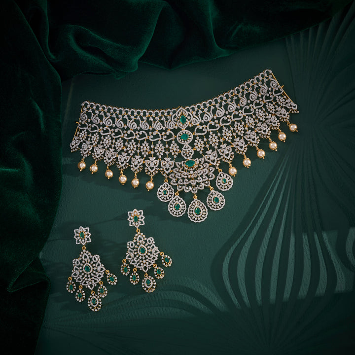 Elite Grace CZ Choker Set