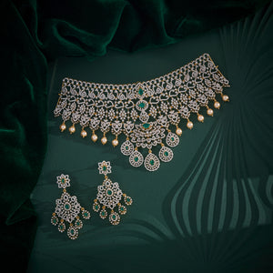 Elite Grace CZ Choker Set