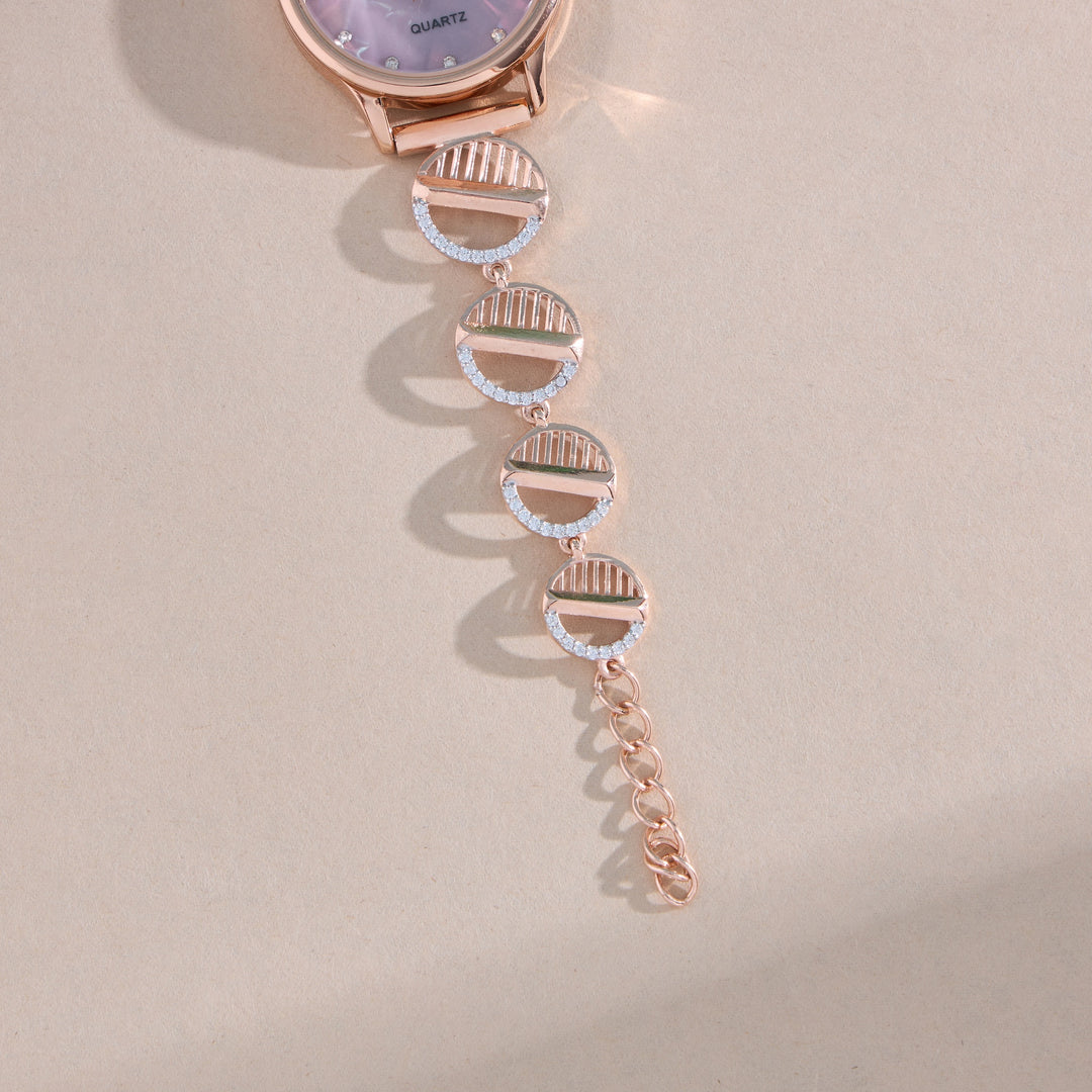 Blush-Dial Watch