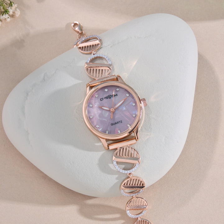 Blush-Dial Watch