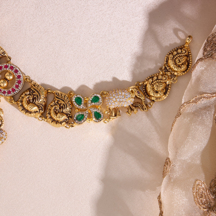 Kalapi-Gaja Temple Necklace