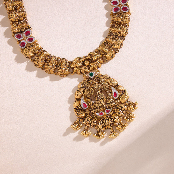 Radha-Krishna Temple Necklace