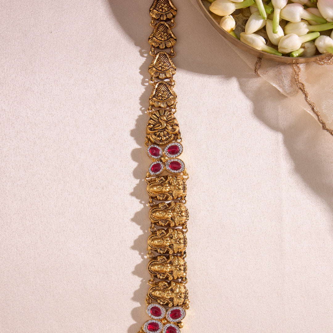 Radha-Krishna Temple Necklace
