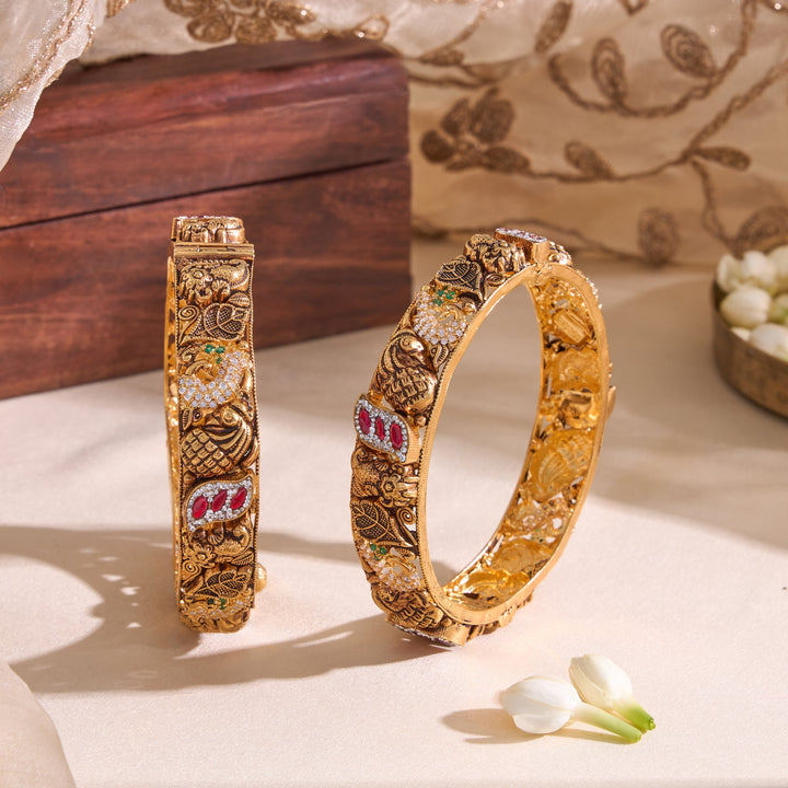 Raja Mayuri Nakshi Bangles