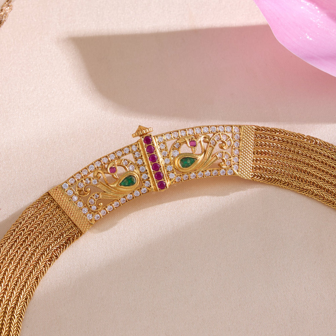 Peacock Stone Necklace