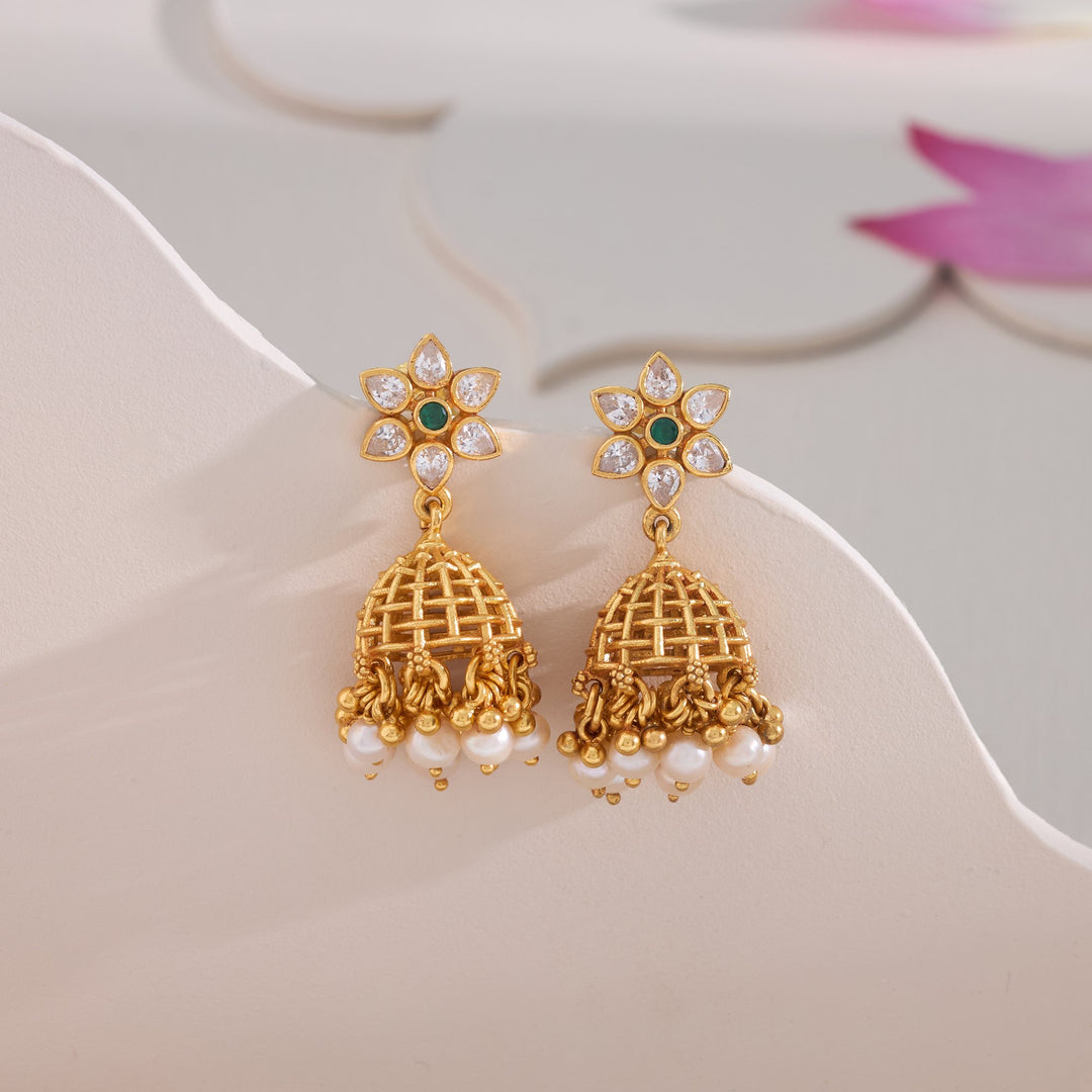 Aarna Stone Jhumka