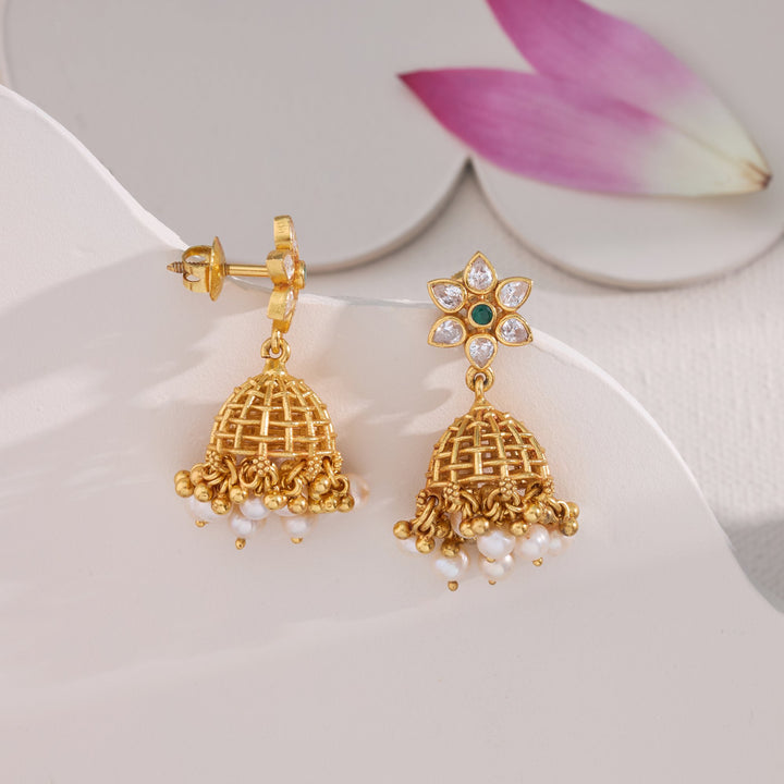 Aarna Stone Jhumka