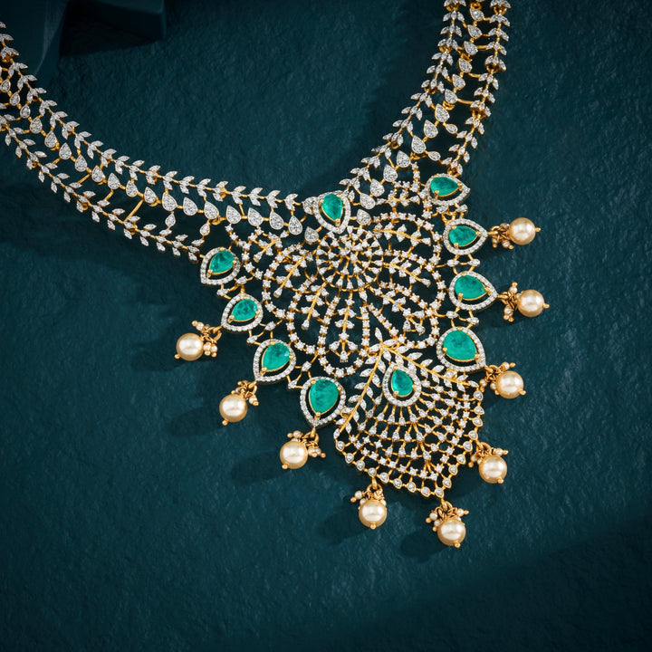 Aavira CZ Necklace Set