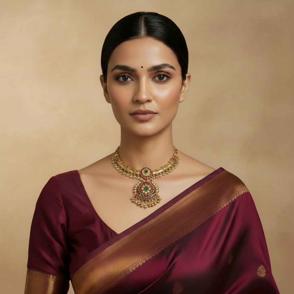 Vilasini Kundan Necklace