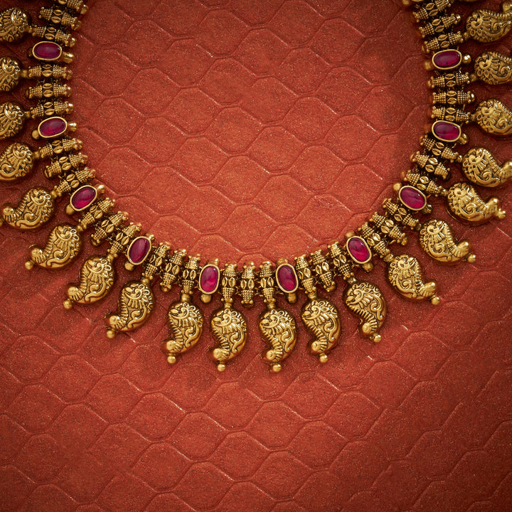 Mango Nakshi Necklace