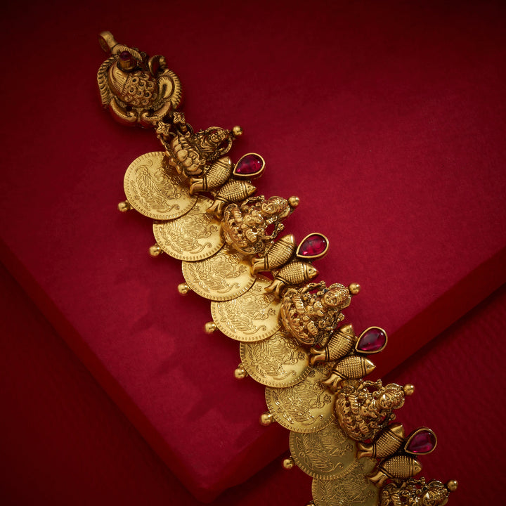 Indira Kasu Temple Necklace