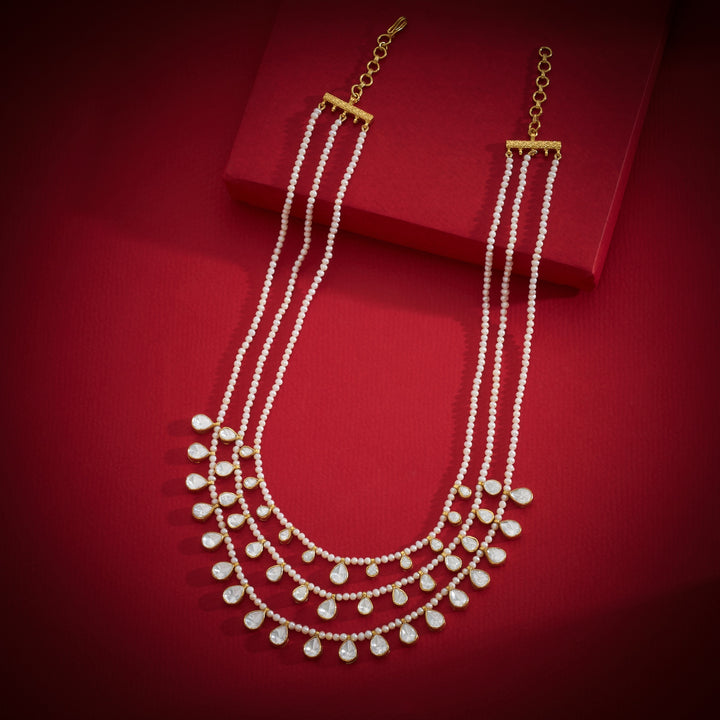 Triluna Pearl Polki Necklace