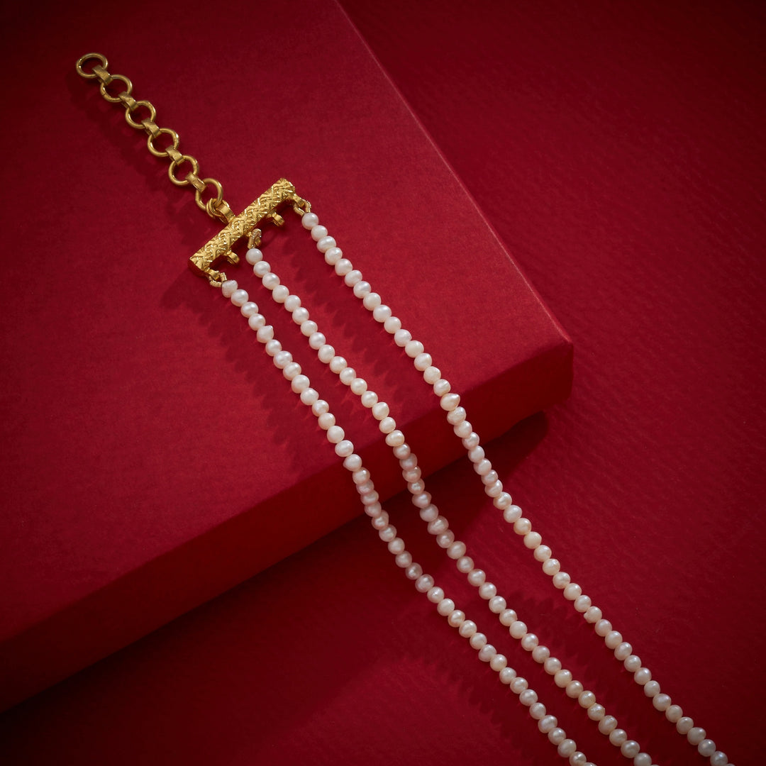 Triluna Pearl Polki Necklace