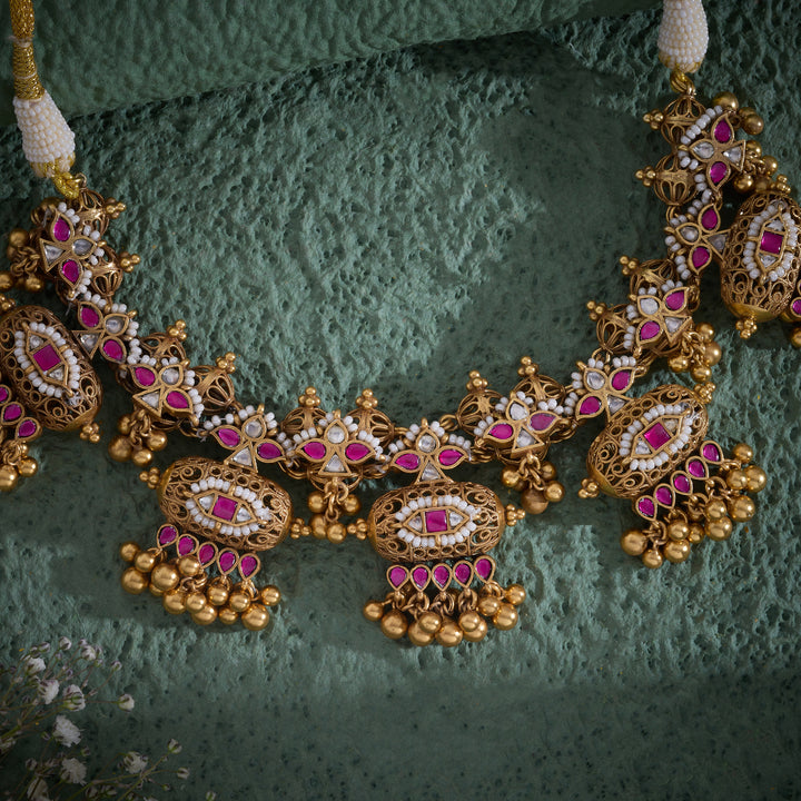 Svarnika Antique Necklace Set