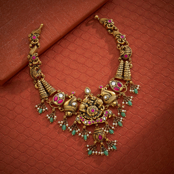 Gajraj Nakshi Necklace
