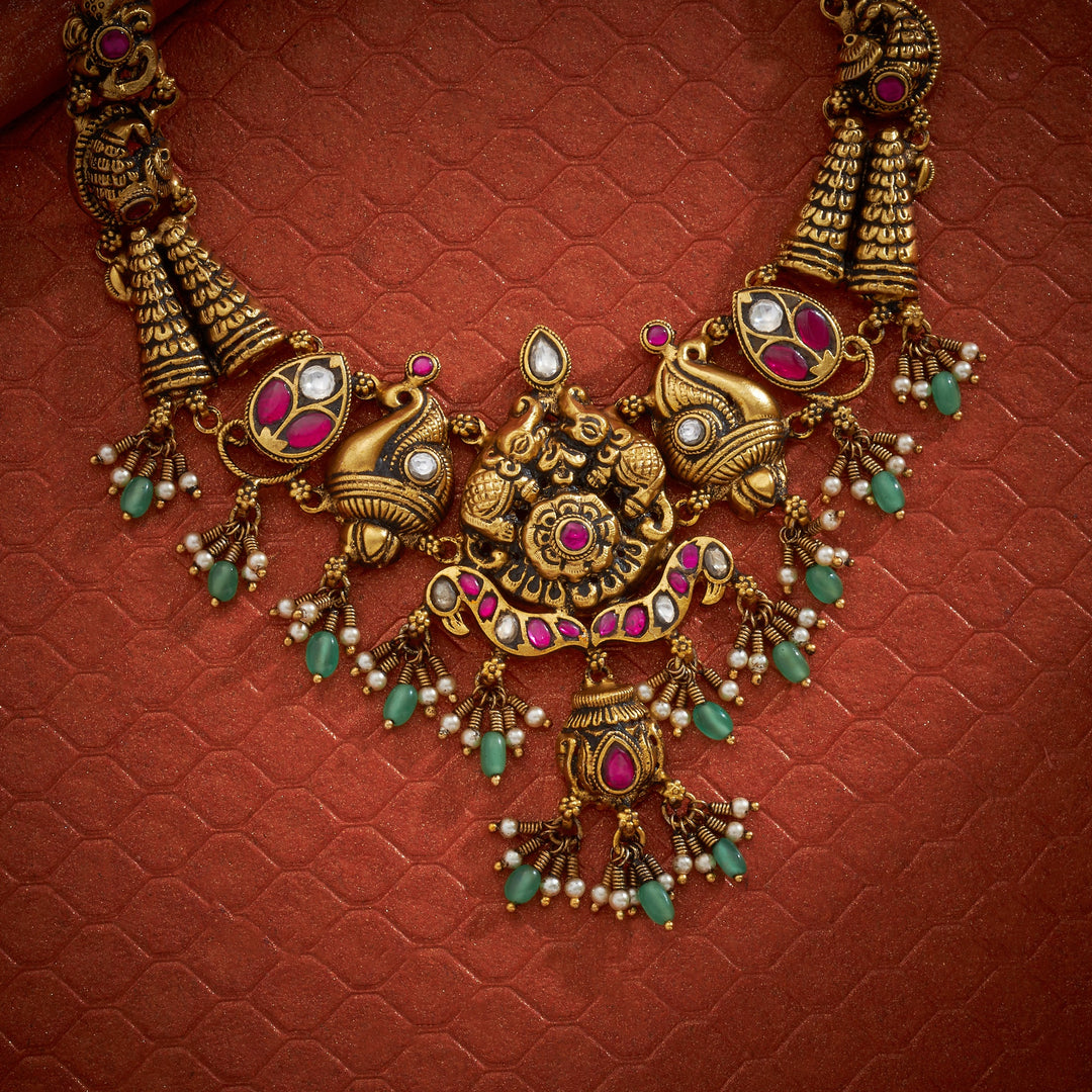 Gajraj Nakshi Necklace