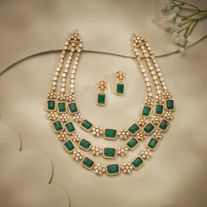 Eterna Moissanite Necklace Set