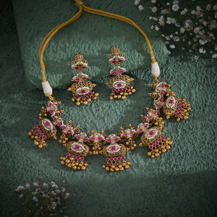 Svarnika Antique Necklace Set
