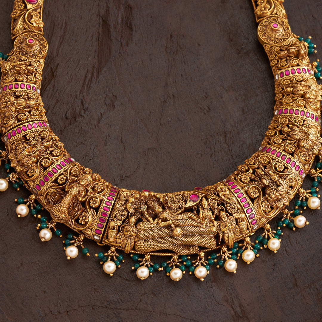 Sheshashayi Temple Necklace