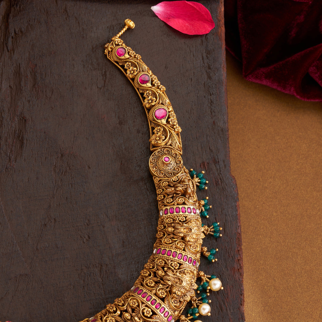 Sheshashayi Temple Necklace