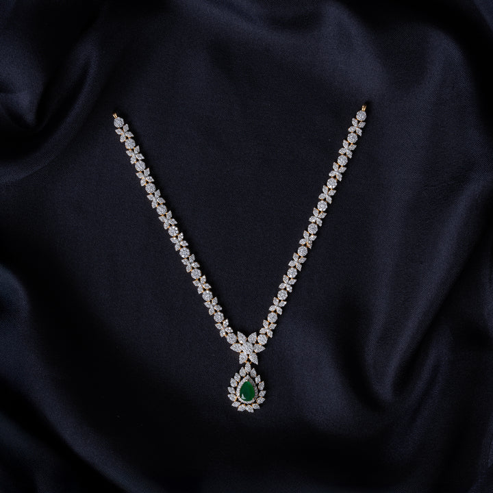 Phool Aura Short Gold Necklace.