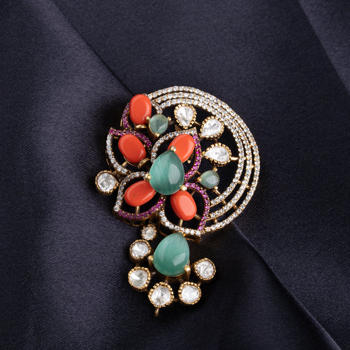Kanthi Gemstone Pendant Set