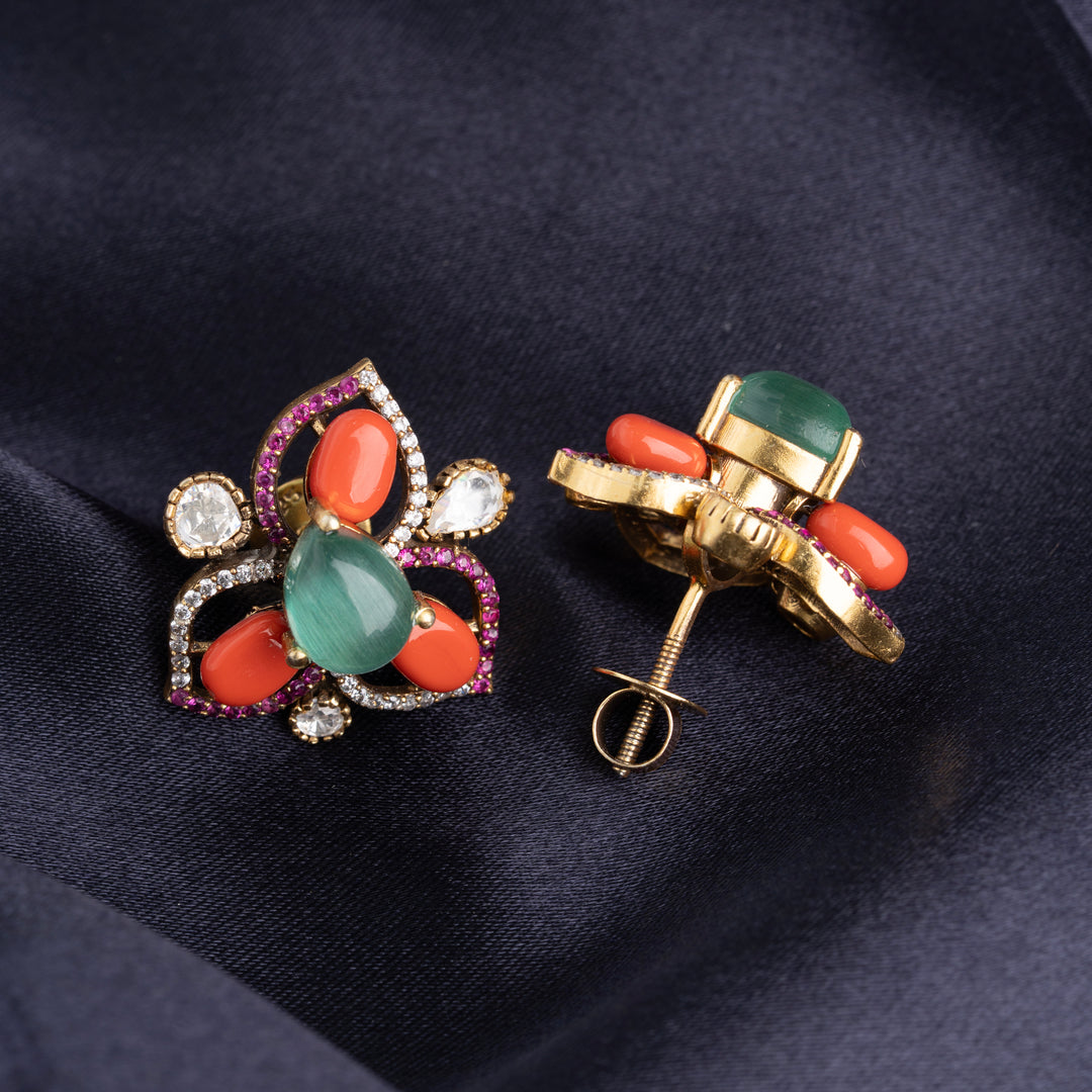Kanthi Gemstone Pendant Set