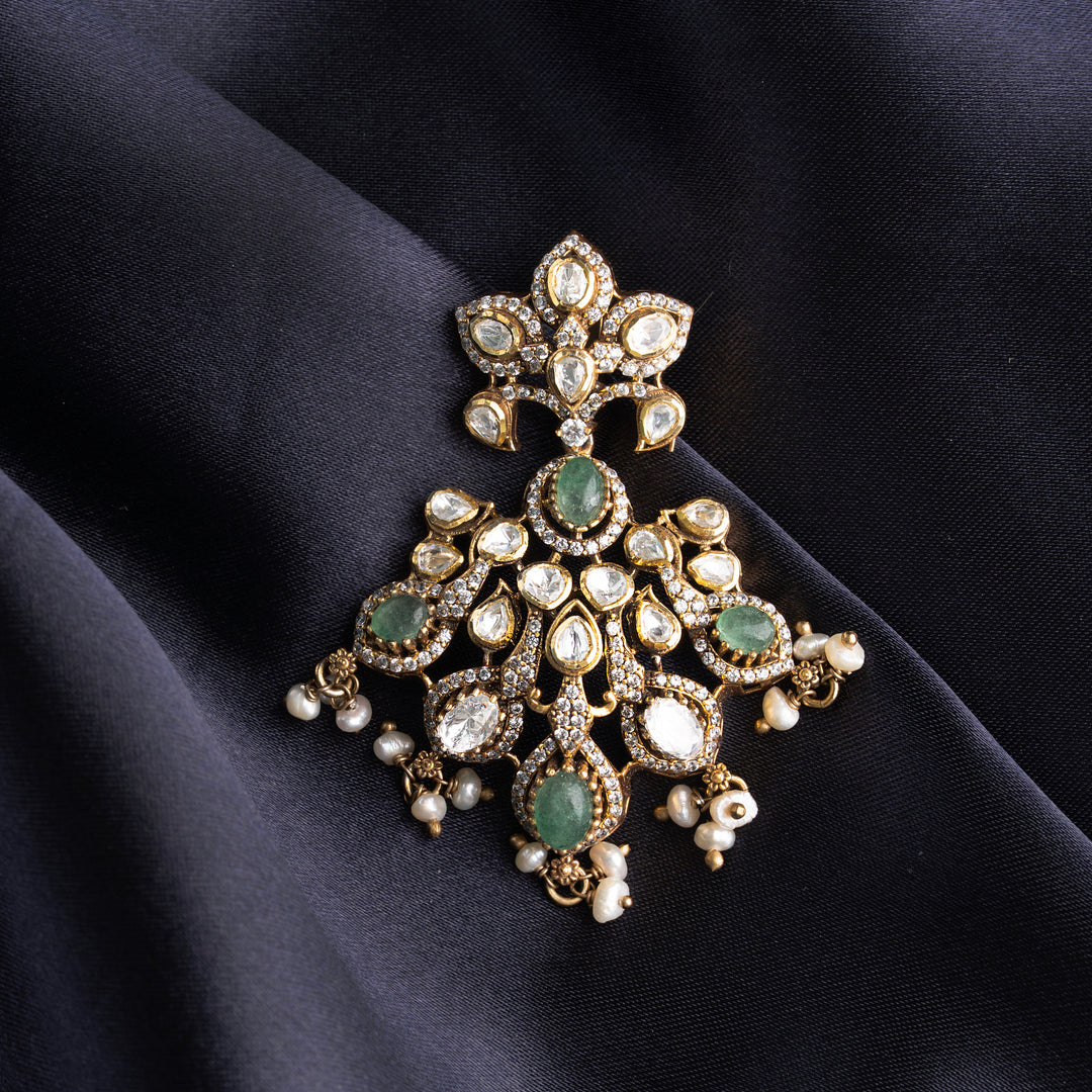 Florence Polki Pendant Set