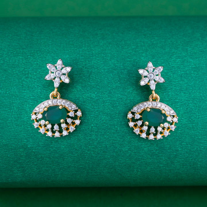 Emerald Magnolia Necklace Set